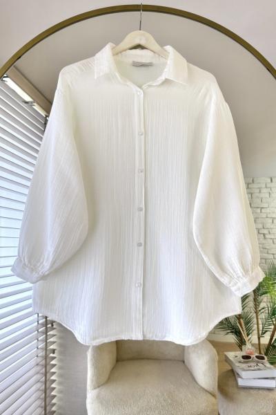 Oversize Müslim Gömlek