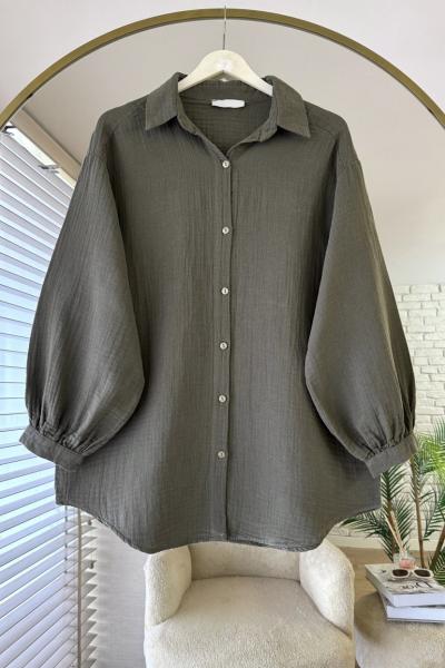 Oversize Müslim Gömlek