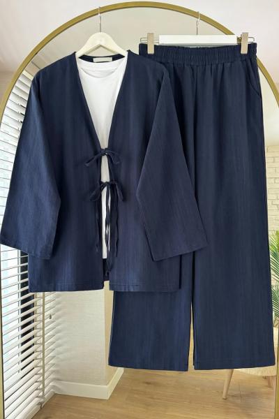 Noode İkili Takım Lacivert