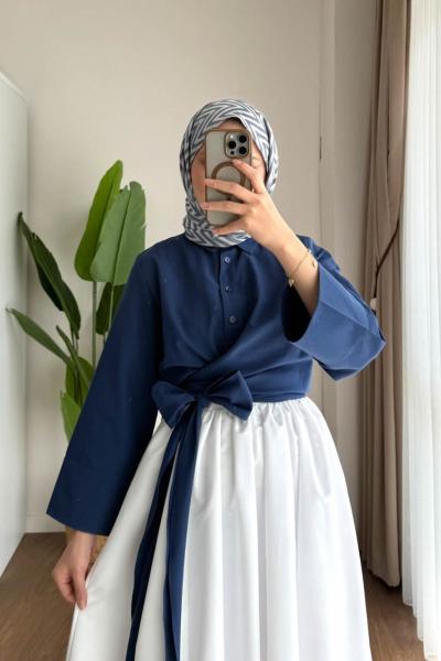 Vera Tasarım Gömlek Lacivert