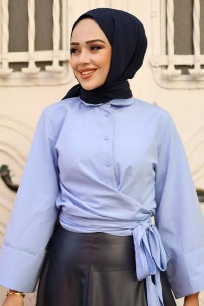 Vera Tasarım Gömlek Mavi
