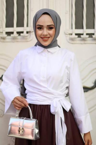 Vera Tasarım Gömlek Beyaz