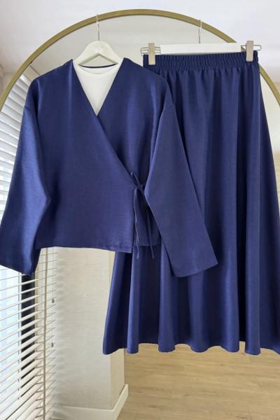 Sofia Etekli Takım Lacivert