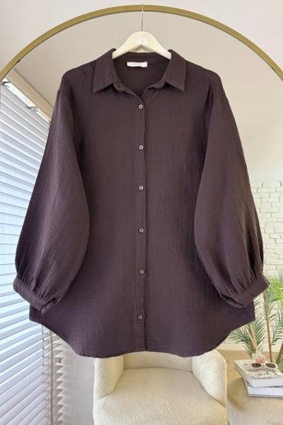 Oversize Müslim Gömlek