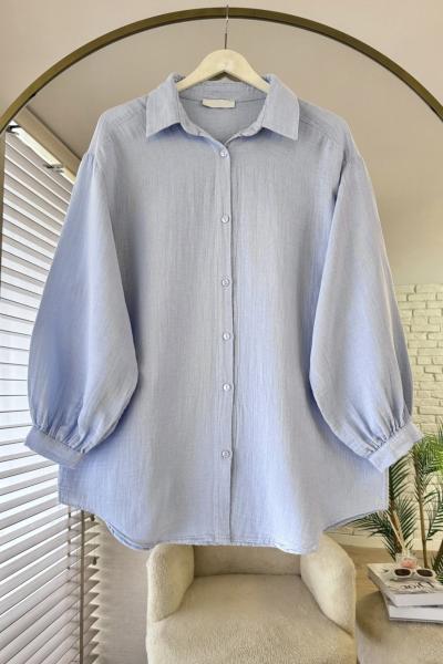 Oversize Müslim Gömlek