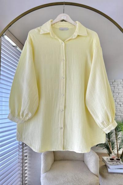 Oversize Müslim Gömlek