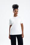 Basic Modal Tişört Beyaz