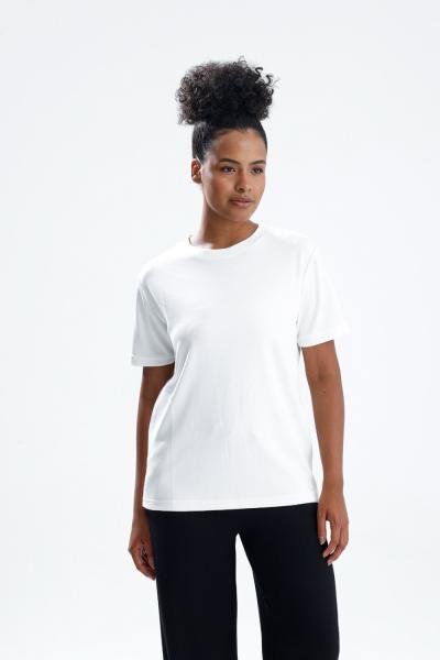 Basic Modal Tişört Beyaz