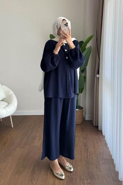 Mandy İkili Takım Lacivert