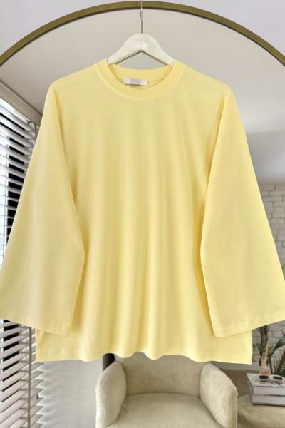 Basic Süprem Sweatshirt Sarı