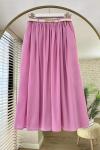 Kemerli Vual Etek Pembe