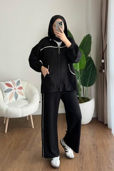 Ara Biyeli Oysho Takım Siyah