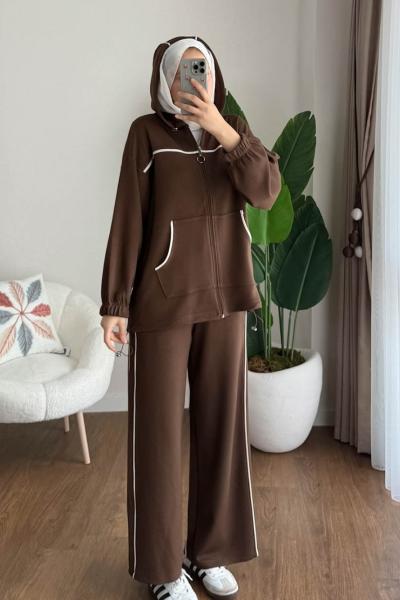 Ara Biyeli Oysho Takım Kahverengi