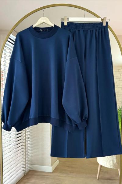 Salaş İki İplik Takım Lacivert