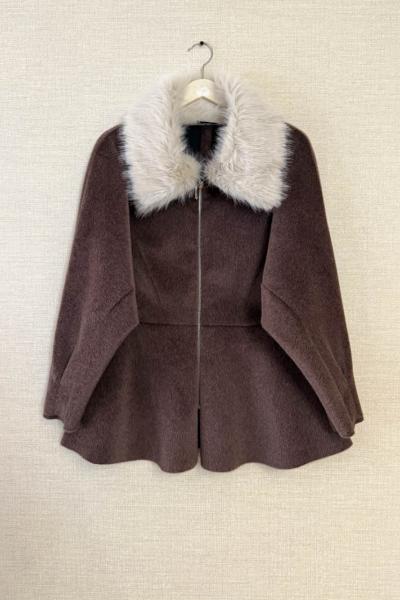 Lara Yarasa Kol Ceket Kahverengi