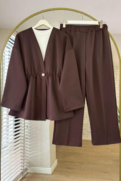 Merlin İkili Takım Kahverengi