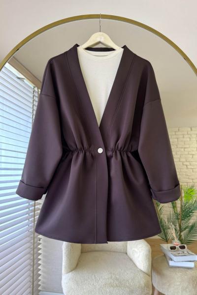 Soral Ceket Kahverengi