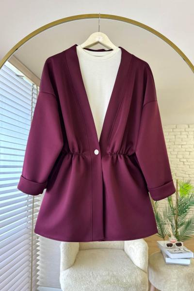 Soral Ceket Bordo
