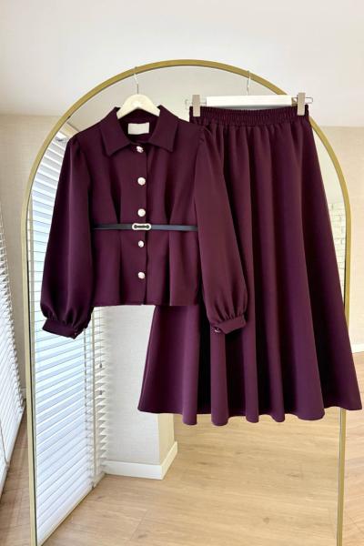 Solis Etekli Takım Mürdüm