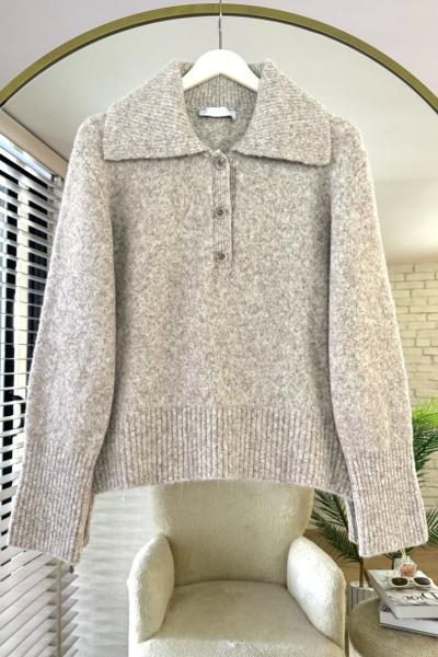 Polo Yaka Renata Kazak Taş