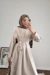 Pensli Double Elbise  Bej