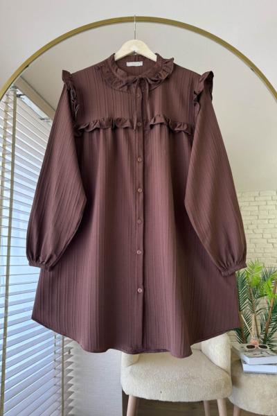 Fırfır Detaylı Tunik