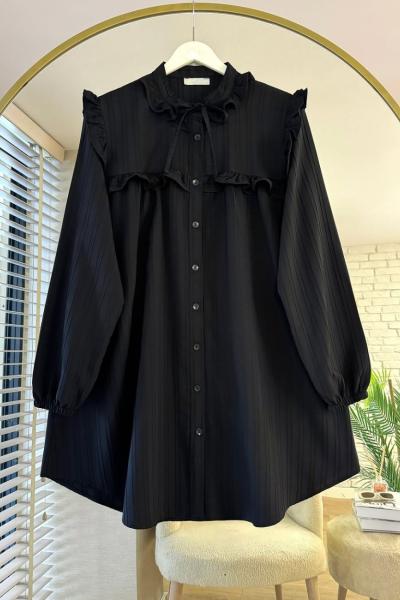 Fırfır Detaylı Tunik