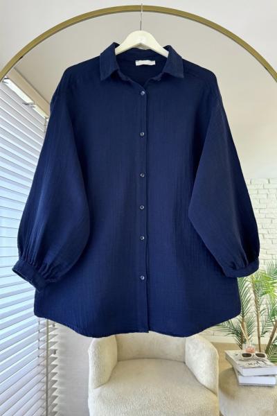 Oversize Müslim Gömlek