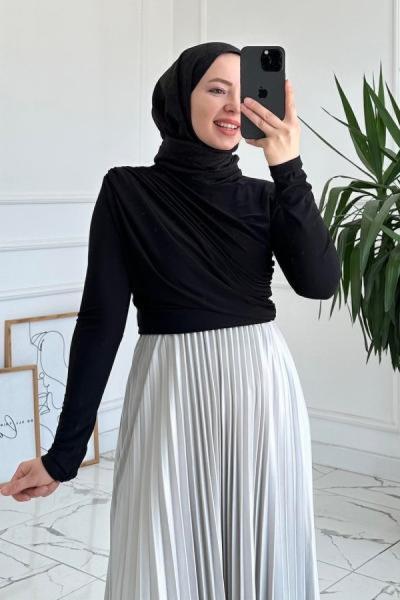 Balıkçı Büzgülü Bluz