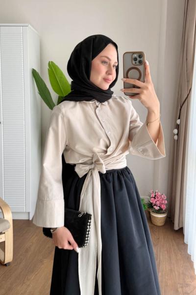 Vera Tasarım Gömlek Bej
