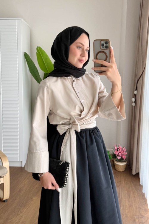 Vera Tasarım Gömlek Bej