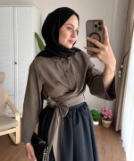 Vera Tasarım Gömlek Kahverengi
