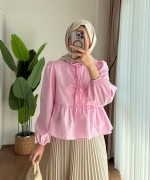 Carol Kısa Gömlek Pembe