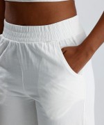 Beli Lastikli Gabardin Pantolon Ekru