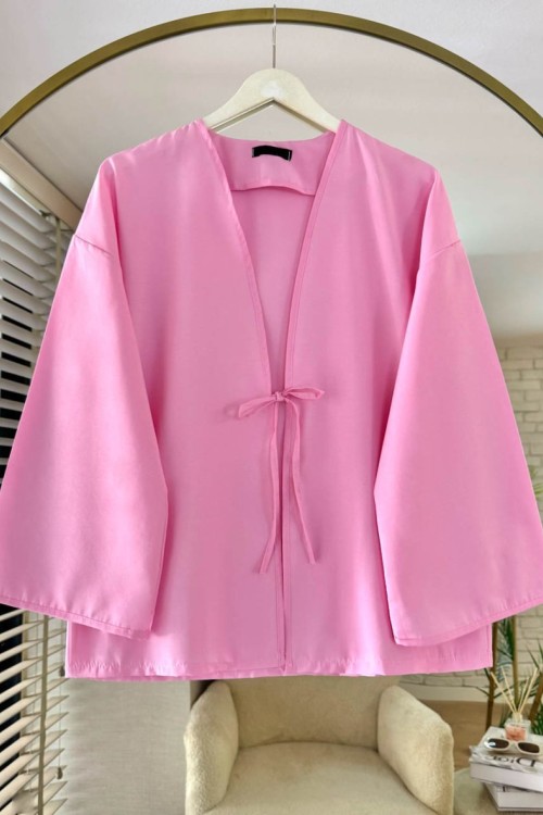 Wendy Kimono Pembe