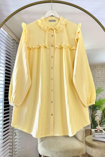 Fırfır Detaylı Tunik