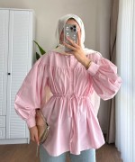 Beli Tünelli Tunik Pembe