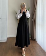 Kamila Gabardin Jile Siyah