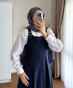 Kamila Gabardin Jile Lacivert