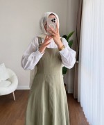 Kamila Gabardin Jile Yeşil