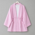 Cepli Müslin Kimono Pembe