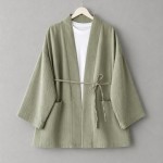 Cepli Müslin Kimono Yeşil