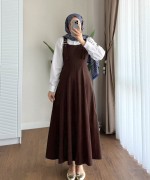 Kamila Gabardin Jile Kahverengi