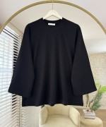 Basic Süprem Sweatshirt Siyah