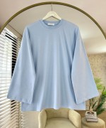 Basic Süprem Sweatshirt Mavi