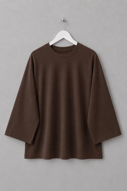 Basic Süprem Sweatshirt Kahverengi