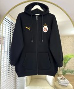 Taraftar GS Fermuarlı Hırka Siyah