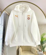 Taraftar GS Fermuarlı Hırka Beyaz