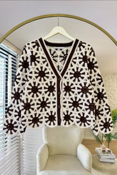 Ajurlu Süzene Hırka