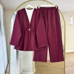 Merlin İkili Takım Bordo